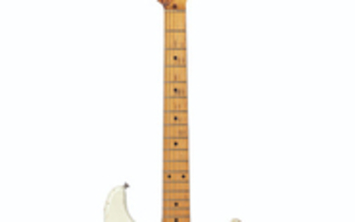 FENDER ELECTRIC INSTRUMENT COMPANY, FULLERTON, CIRCA 1954 AND LATER, A SOLID-BODY ELECTRIC GUITAR, STRATOCASTER, BEARING THE SERIAL NUMBER 0001