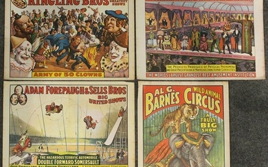 Four Assorted 1960 Circus World Museum Posters