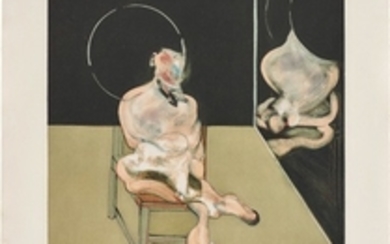 Francis Bacon, Seated Figure (after, Study for a Portrait 1981)