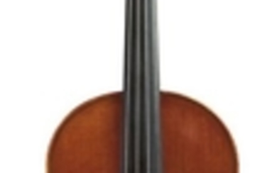 French Violin - Charles & Victor Quenoil, Paris, 1911, bearing the makers’ original manuscript label and numbered 103, length of two-piece back 355 mm.