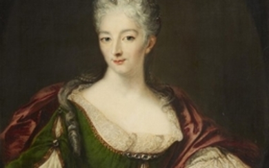 German School, 1st half 18th century, Portrait of Baroness Maria Catharina von Loë