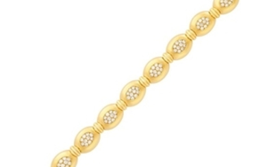 Gold and Diamond Bracelet, Van Cleef & Arpels, France