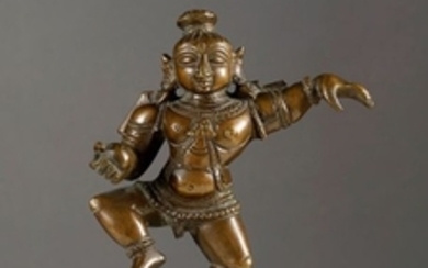 Krishna dansant Inde méridionale ca 19° siècle…