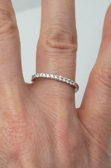 .25ctw DIAMOND BAND in 14K WHITE GOLD 1.7mm