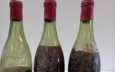 3 bouteilles de Morey-Saint-Denis. Bourgogne.... - Lot 20 - Enchères Maisons-Laffitte