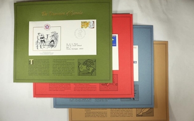4 ASSORTED 1ST DAY ISSUE ENVELOPES AND STAMPS ON