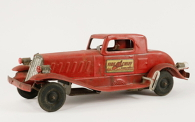 GIRARD FIRE CHIEF SIREN COUPE TOY CAR