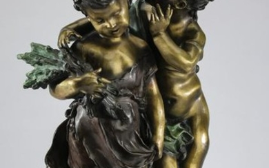 Bronze sculpture in the manner of Auguste Moreau