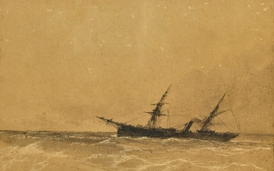 SHIP AT SEA, Ivan Konstantinovich Aivazovsky