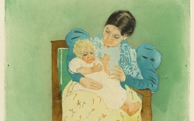 THE BAREFOOTED CHILD (BREESKIN 160), Mary Cassatt