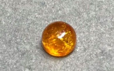 .75ct Golden Baltic Amber Round Cabochon