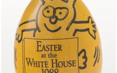 77120: Keith Haring (1958-1990) Easter at the White Hou