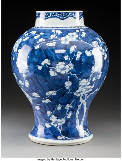 78120: A Chinese Blue and White Porcelain Hawthorne Bal