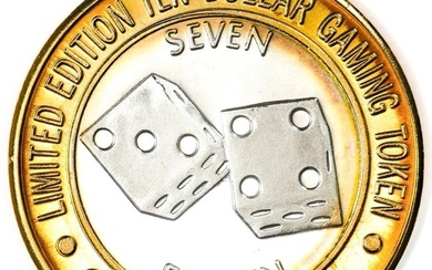 .999 Fine Silver Gold Coast Las Vegas $10 Casino Limited Edition Gaming Token