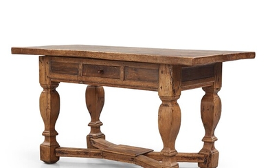 A Baroque oak table.
