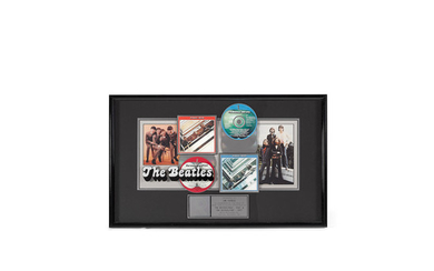 A Beatles Multi-"Platinum" Sales Award For The Albums The Beatles 1962-1966 And The Beatles 1967-1970