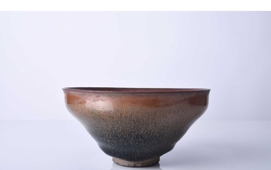 A Chinese Jian ware 'hare's fur' bowl, Song Dynasty With dee...