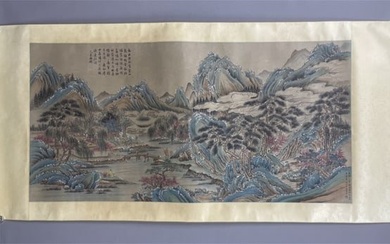 A Chinese ink landscape painting by Wen Zhengming