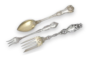 A Collection of American Silver Flatware