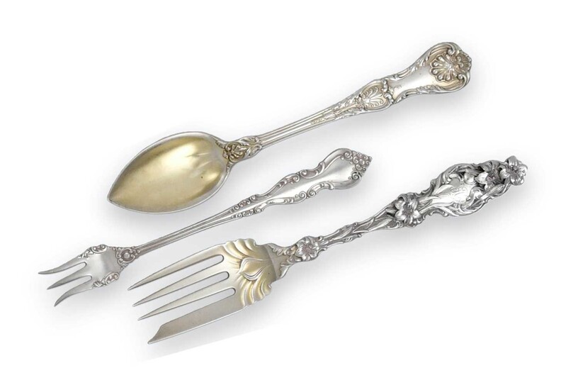 A Collection of American Silver Flatware