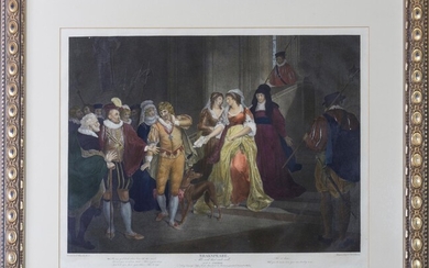 A Collection of Prints, From Pictures Painted for the Purposes of Illustrating the Dramatic Works of Shakespeare, By the Artists of Great-Britain [3 FRAMED ENGRAVINGS]