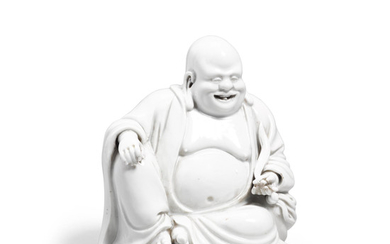 A Dehua porcelain figure of Budai