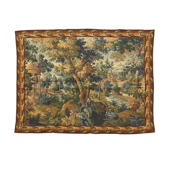A French Verdure Garden Tapestry