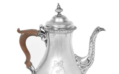 A George III Silver Coffee-Pot by Thomas Whipham and Charles Wright, London, 1765