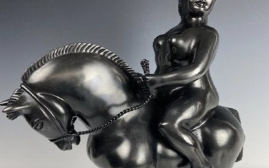 A LARGE SIGNED BOTERO BRONZE