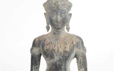 A Large Southeast Asian Bronze Buddha
