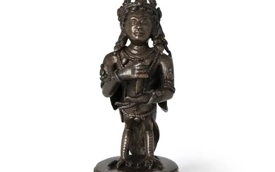 A Nepalese/Tibetan copper-alloy figure of Jalamanusha 16th/17th century The chimera typically...
