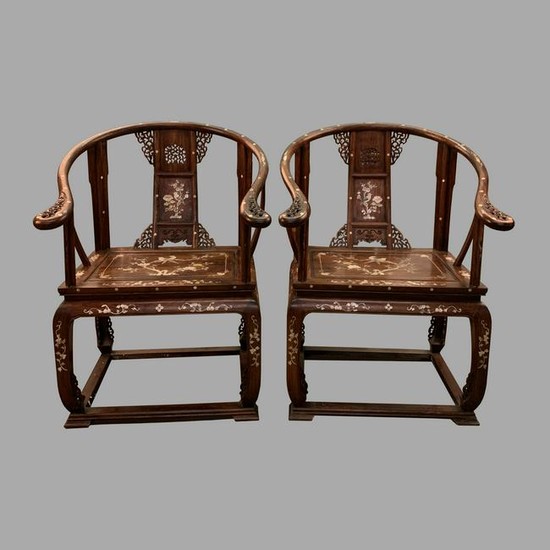 A Pair of Chinese Rosewood