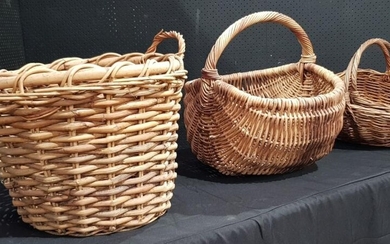 A Quantity of Four Wicker Baskets (various sizes)