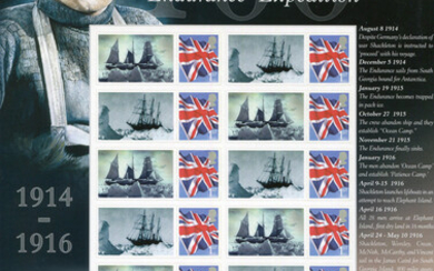 A collection of Great Britain stamps in two boxed albums, including smiler sheets and generic sheets