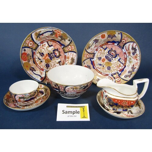 A collection of early 19th century tea and coffee wares with...