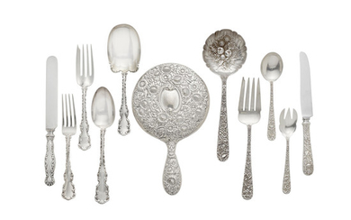 A group of American sterling silver flatware