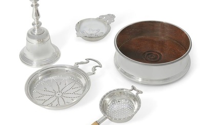 A group of English sterling silver tableware