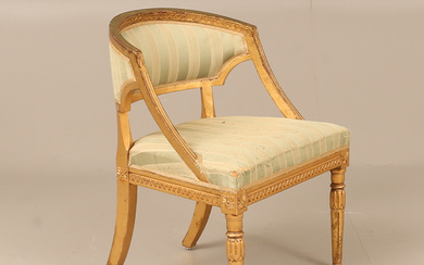 A late Gustavian early 19th century BALJ armchair.