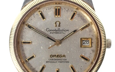 A vintage gents Omega constellation automatic wristwatch