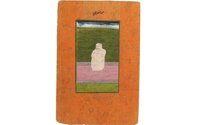 AN ASCETIC IN MEDITATION PROPERTY OF THE LATE BRUNO CARUSO (1927 - 2018) COLLECTION Possibly Kota, Rajasthan, North Western India, 19th century