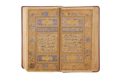 AN ILLUMINATED QUR'AN, INDIA, POSSIBLY 18TH CENTURY Kashmir, North India, probably late 18th century