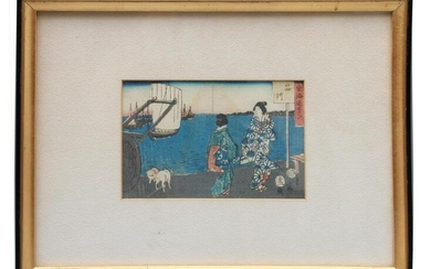 AN UKIO-E PRINT BY UTAGAWA HIROSHIGE II