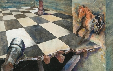 ANTONIO RODRÃGUEZ MARCOIDA (1941 / .) "Chess", 1987-88