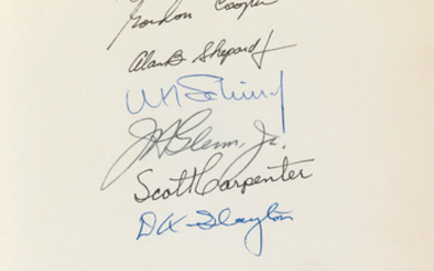 SIGNED BY THE MERCURY SEVEN (ASTRONAUTS--PROJECT MERCURY.) We Seven. Signed by all 7...