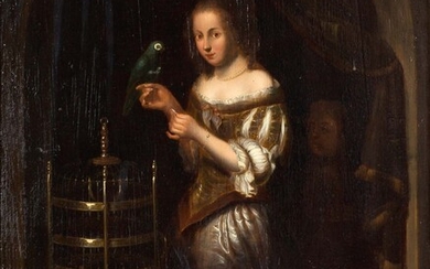 ATTRIBUÉ À FRANS VAN MIERIS L'ANCIEN LEYDE, 1635 - 1681