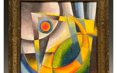 Abstract school, Homage to Robert Delaunay, ‘Compostion with...
