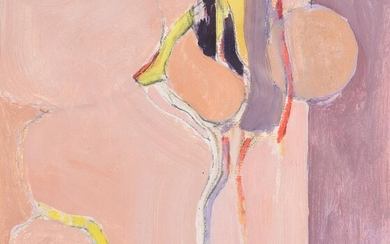 λ Adrian Heath (British 1920-1992), Untitled (pink abstract)