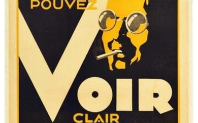 Advertising Poster Good Eye Glasses Art Deco Optician