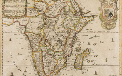 Africa.- Blome (Richard) A Mapp of the Higher and Lower Aethiopia Comprehending ye Several Kingdomes..., [1669].