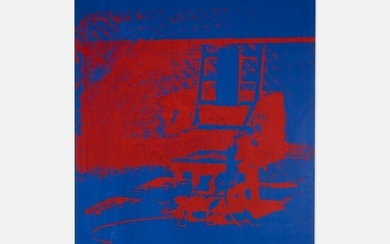After Andy Warhol, Big Electric Chair (cropped)